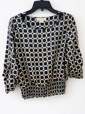 Michael Kors Small Geometric Print Blouse